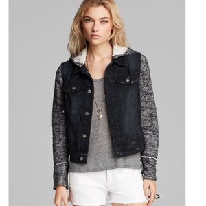 FREE PEOPLE Jean jacket sweatshirt